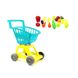 Дитячий ігровий візок із продуктами, гра супермаркет, візок із кошиком для катання та іграшок, 693 693 фото 4
