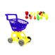 Дитячий ігровий візок із продуктами, гра супермаркет, візок із кошиком для катання та іграшок, 693 693 фото 5