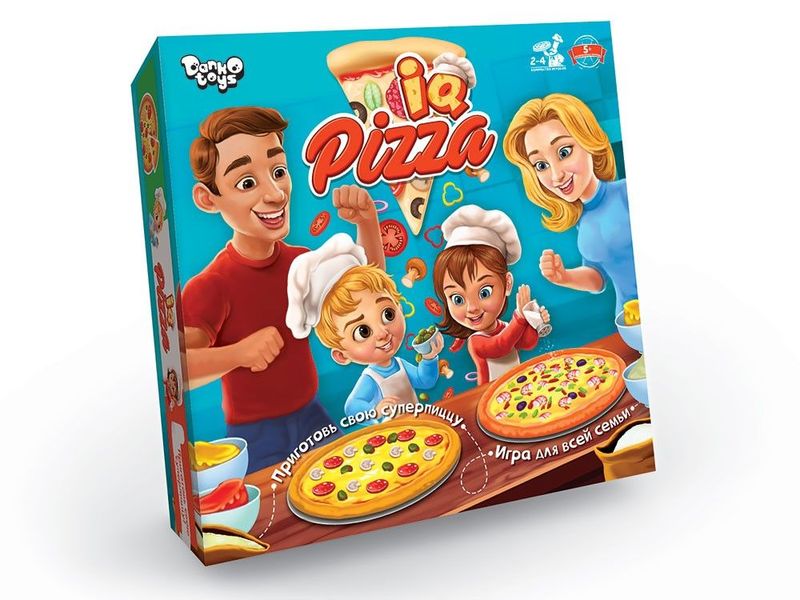 Danko Toys G-IP-01U - Настільна гра приготування піца "IQ Pizza" - кулінарна гра піцейоло для дітей, родини