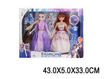 1477599797 - Подарочный набор Куклы&nbsp;Фроузен Эльза и Анна&nbsp;Frozen с платьями и аксессуарами ( Холодное сердце)