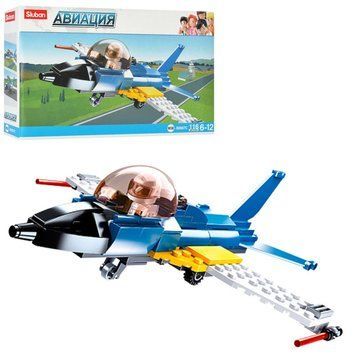Sluban M38-B0667C - Конструктор из серии Город Авиация - самолет, фигурка, 116 деталей