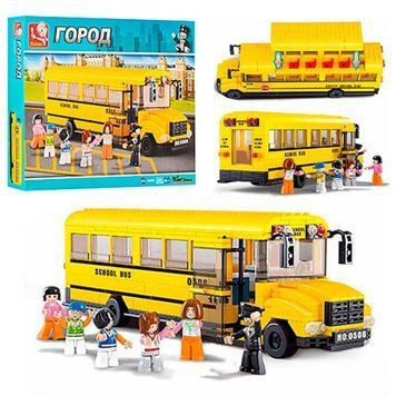 Sluban M38-B0506 - Конструктор Автобус школьный - серия Город (city), 382&nbsp;деталей