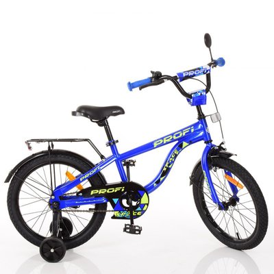 T18151 - Детский двухколесный велосипед PROFI 18 дюймов, синий Space T18151