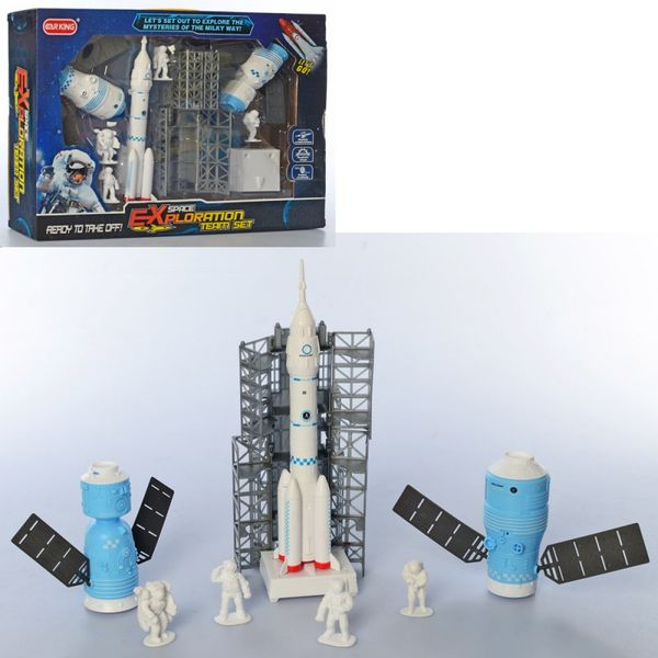 8013 - Ігровий набір "Космос" космічна техніка — станція, ракета, супутники, космонавти