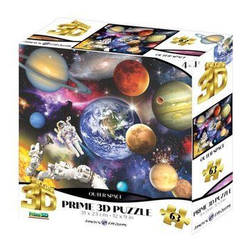 MiC 13740 - Пазли з ефектом 3D на 63 деталі - планети Сонячної системи