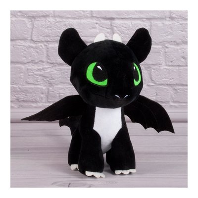 М'яка іграшка дракон - діти (малюки) Беззубика - дракончик із зеленими очима 00688-4