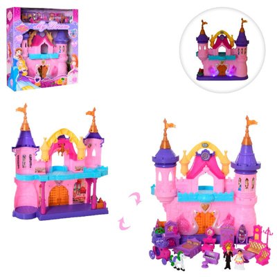 Замок принцеси зі звуковими та світловими ефектами, фігурки, меблі SG-2974