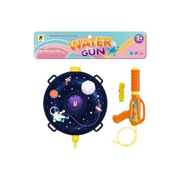 3048 - Дитячий водяний пістолет Космос - водний автомат з балоном рюкзаком на плечі.