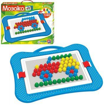 Технок 3381 - Гра Мозаїка пластикова 140 елементів, Технок 6 Україна 3381