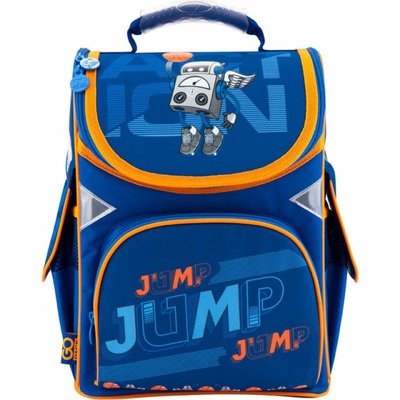 GO18-5001S-13 - Ранець (рюкзак) — каркасний шкільний для хлопчика — Робот, GO18-5001S-13