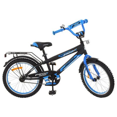 Profi G2053 - Дитячий двоколісний велосипед PROFI 20 дюймів синій із чорним, G2053 Inspirer