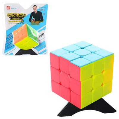 322 - Кубик Рубика классический - Куб головоломка 3х3 на подставке, 322