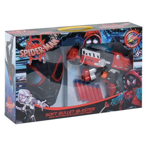 SB472 - Дитячий ігровий набір зброї Людина павук Спайдермен Spider-men через всесвіти, маска, пістолет, SB472