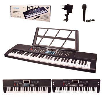 BD-601|602 - Дитячий синтезатор (орган, піаніно) на 61 клавіш,&nbsp;мікрофон, USB зарядний.
