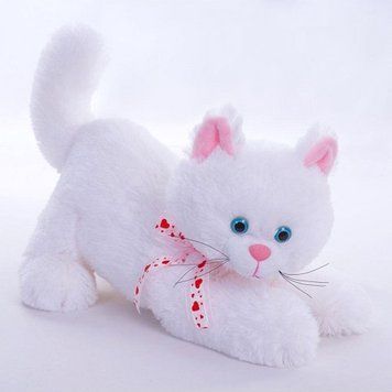 00073-6 BL - Мягкая игрушка кошка Кис-Кис 29 см, 3 цвета, Украина 00073-6