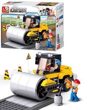 Sluban M38-B0539 - Конструктор Стройтехника - каток, 171&nbsp;деталь, серия Город