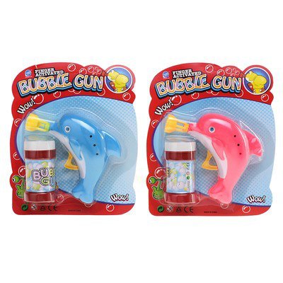 Детские мыльные пузыри. Пистолет с мыльными пузырями "Морские жители" - дельфин, 9907 9907