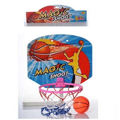 2652 - Набор для игры в баскетбол (мяч, кольцо, щит), пластик