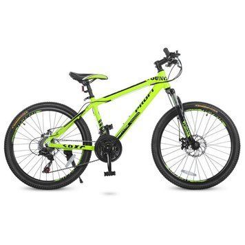 Profi G24YOUNG A24.1 - Двухколесный велосипед PROFI 24 дюймов SHIMANO, салатвый, G24YOUNG A24.1