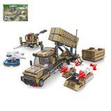 Kids Bricks (KB) KB 2017 - Конструктор із 627 деталей - військова операція - з РСЗВ, безпілотником і зеніткою