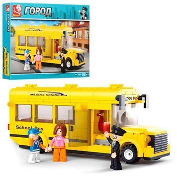 Sluban M38-B0507 - Конструктор Автобус школьный - серия Город (city), 219 деталей