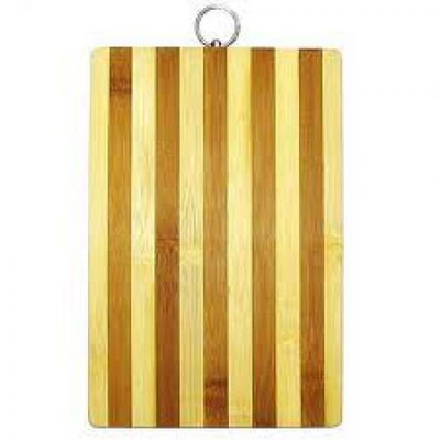 Stenson B14227 - Доска кухонная деревянная разделочная для нарезки и подачи бамбук 34х24см