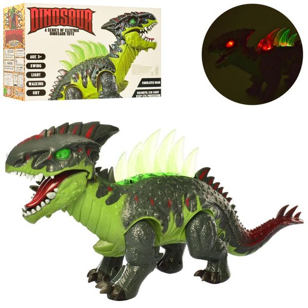 3840 - Іграшка динозавр - ходить, звукові та світлові ефекти, Тварини динозавр, 3840