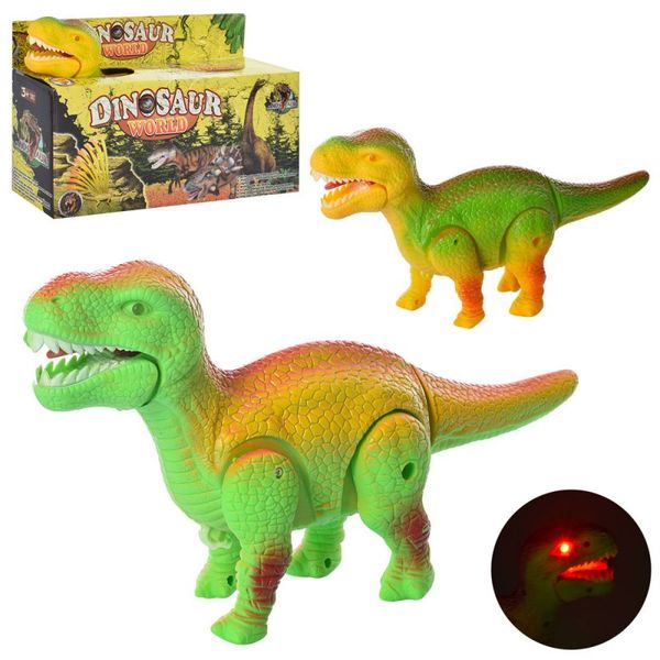 3809 - Іграшка динозавр із звуковими і світловими ефектами, ходить, 3809