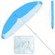 Пляжна парасолька — блакитна, 2 м у діаметрі, антивітер, MH-2060 MH-2060 фото 2
