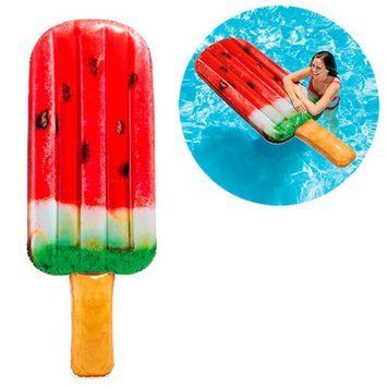Intex 58751 - Оригинальный и необычный Плот - матрас для воды "Мороженое&nbsp;Арбуз" 191 х 76 см, Intex 58751
