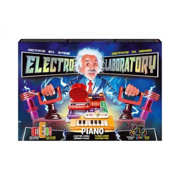 Danko Toys ELab-01-02 - Дитячий електронний конструктор "Electro Laboratory. Piano" Піаніно та інші схеми