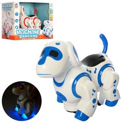 8203 - Роботизированная собачка 20 см, танцует, свет, звук, подвижная голова и хвост, 8203