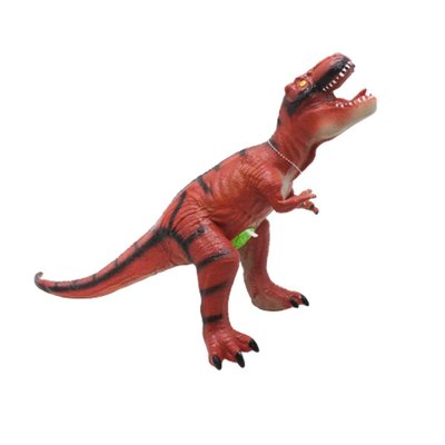 1212665069 - Игрушка динозавр резиновый Тиранозавр 40 см со звуком