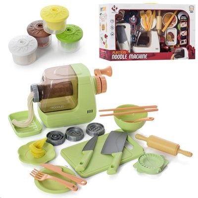 Тісто пластилін м'ясорубка, Набір для дитячого ліплення Кухня - побутова техніка м'ясорубка і посуд. 6687-88