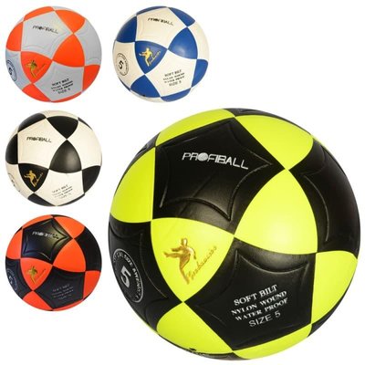 М'яч для гри у футбол, ламінований футбольний м'яч в асортименті 1654522550 фото товару