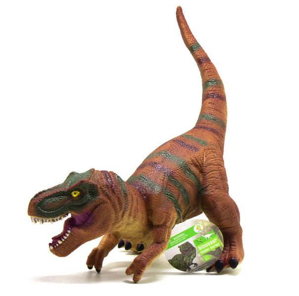 1212665069 - Іграшка динозавр гумовий Тиранозавр 40 см зі звуком