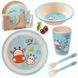 Бамбуковая посуда (для детей), набор из 5 предметов - микс видов, Bamboo Fibre kids set, N02330 N02330 фото 3