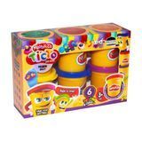 Danko Toys TMDB-01-01U - Тісто для ліпки в баночках Master Do набір 6 кольорів банок для ліплення, Україна
