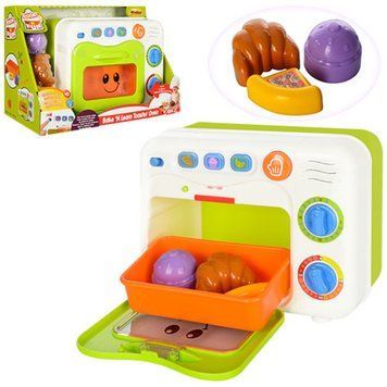 0761-NL - Набор игровой техники для малышей Духовка, продукты, звук, свет, WinFun 0761-NL