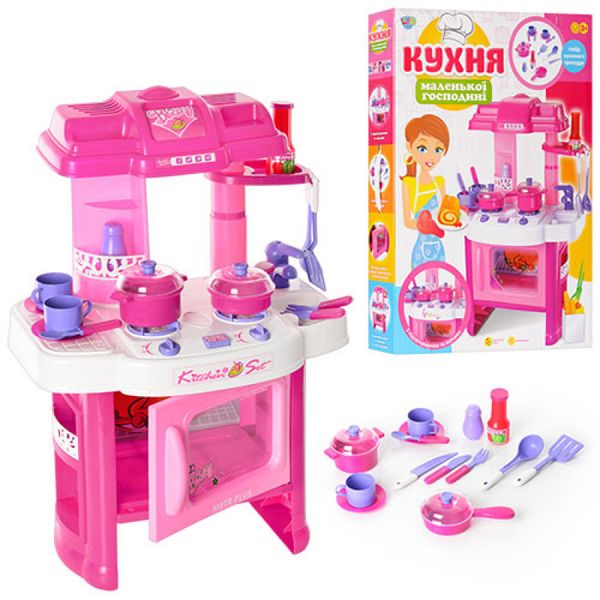008-26 - Ігровий набір Дитяча Кухня іграшка з музичними та світловими ефектами, 008-26