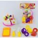 Ігровий чайний набір торт на липучці, дитячі продукти на липучці 170C1, 1025 фото 2