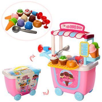 8342 Bl - Игровой набор Мой Магазин Мороженого&nbsp;8342, прилавок - тележка, мороженое, 31 деталь