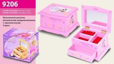 9206 - Дитяча скринька музична комодик із дзеркалом, 9206