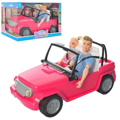 Машина для ляльки , Лялька Дефа Defa в машині, кабріолет для ляльки барбі, 8228 68136