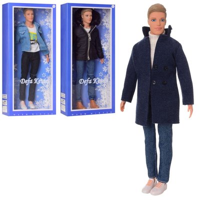 Defa 8427 - Лялька хлопчик Кен 30 см в зимовому одязі - пальто або куртка