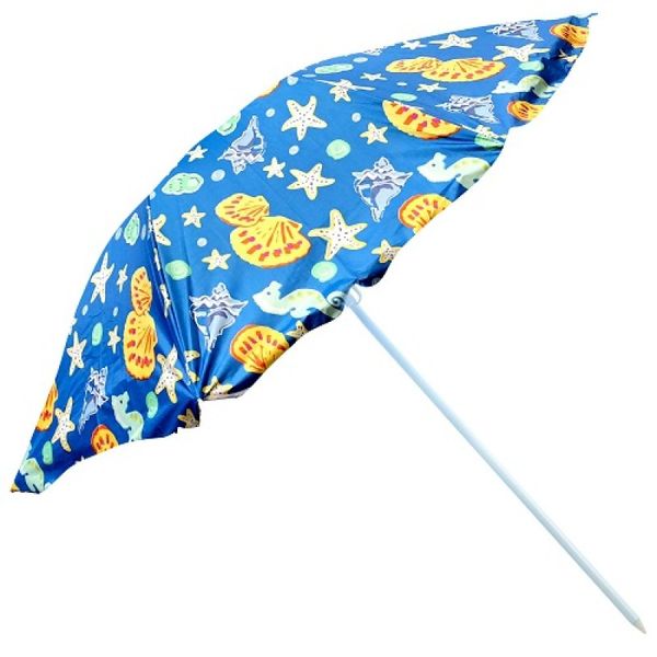 Пляжна парасолька — морські мешканці, 2,2 м у діаметрі, MH-1096 977625591 фото товару