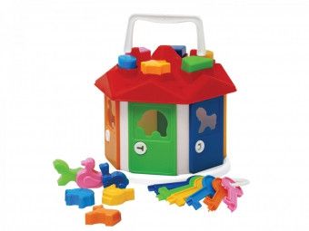 Технок 2438 - Будиночок-сортер для розвитку Розумний малюк із ключиками та дверцятами