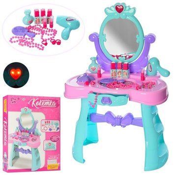 Limo Toy 008-937 - Дитяче Трюмо на ніжках "Маленька кокетка" у блідо-рожевих та блакитних тонах