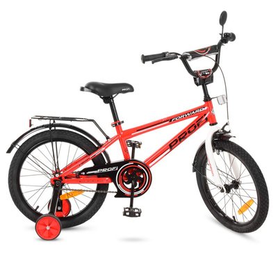 T1875 - Детский двухколесный велосипед PROFI 18 дюймов Forward, красный T1875