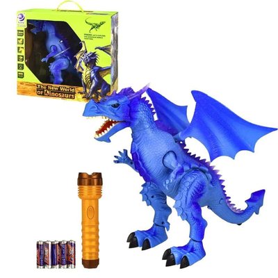 9993 drakon - Дракон игрушка на батарейках и радиоуправлении, ходит, звук, свет